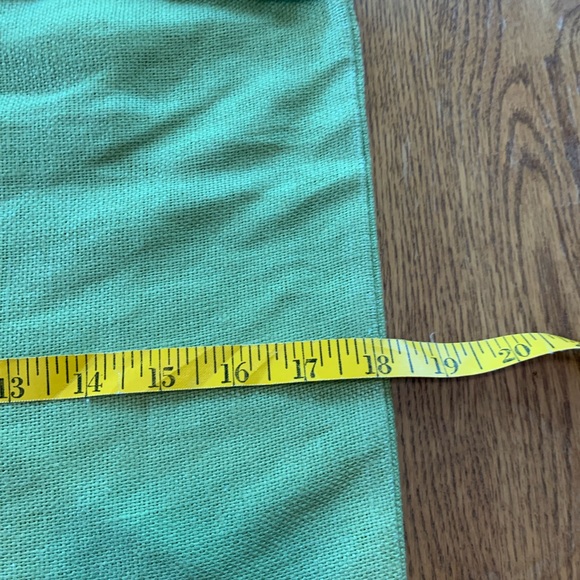 *LAST CALL Pottery Barn Green 100% Linen Throw Pillow Cover Case - Picture 4 of 7